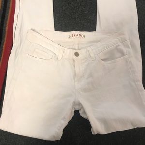 J Brand White Skinny Jeans